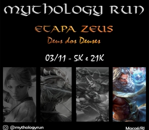 MYTHOLOGY RUN ETAPA ZEUS - Running Tag Cronometragem