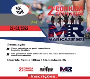 2ª corrida e caminhada da equipe MARICÁ RUNNERS 2022
