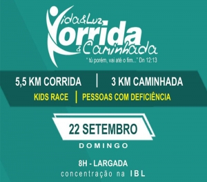 CORRIDA E CAMINHADA VIDA E LUZ 2019 - Running Tag Cronometragem